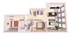 2 Bedroom A 1 Bathroom Floor plan 2 Bedroom A 1 Bathroom Floor plan at Bostad Apartments, Fargo, 58102