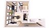 1 Bedroom F 1 Bathroom Floor plan 1 Bedroom F 1 Bathroom Floor plan at Bostad Apartments, Fargo, ND, 58102