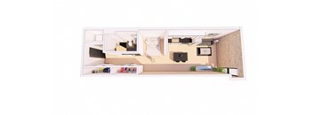 1 Bathroom studio at Bostad Apartments, Fargo, North Dakota 58102