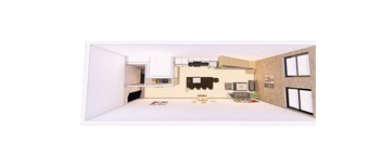 1 Bedroom 1.5 Bathroom Floor plan at Bostad Apartments, Fargo, ND, 58102