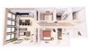 2 Bedroom 2 Bathroom Floor plan 2 Bedroom 2 Bathroom Floor plan at Bostad Apartments, Fargo, ND, 58102