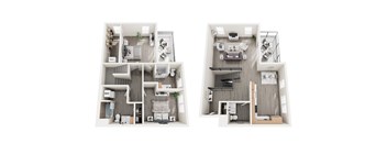 Bailey Floor Plan at Unite Apartments, North Dakota