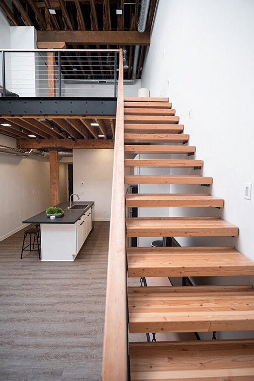 Stairs for 1st floor at Bostad Apartments, Fargo, ND, 58102