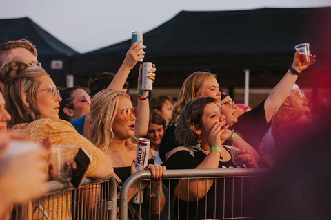 Block party at The Landing at 1001 NP, Fargo, ND 58102