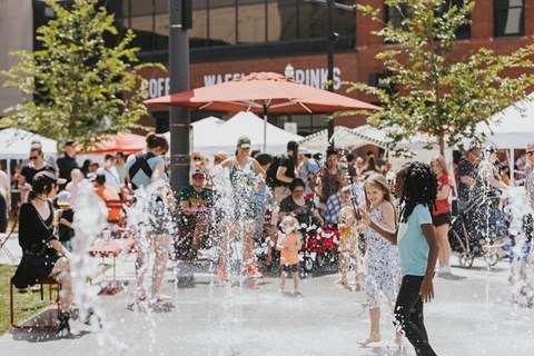 River market at The Landing at 1001 NP, Fargo, North Dakota, 58102