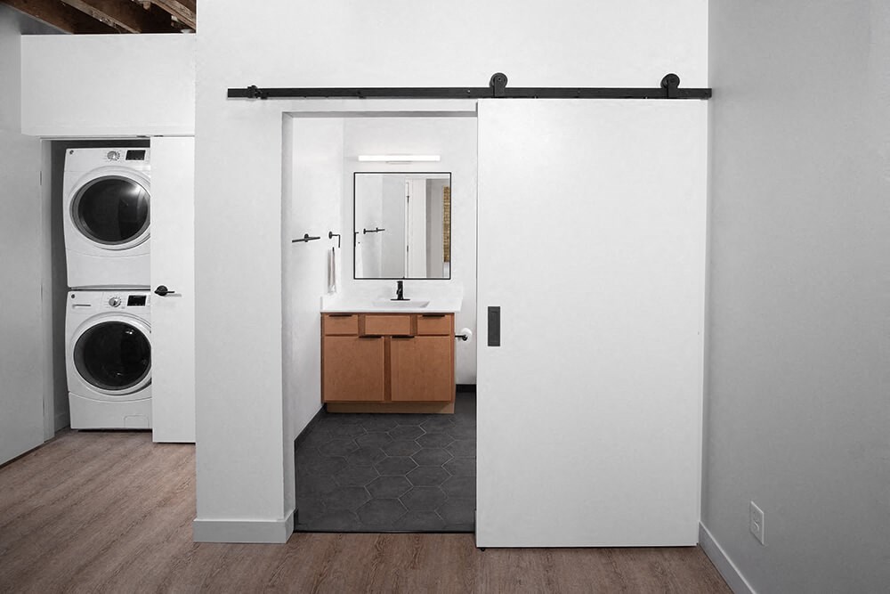 Laundry Room at Bostad Apartments, Fargo, ND 58102