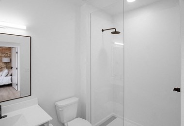 Bathroom at Bostad Apartments, Fargo, 58102 - Photo Gallery 4