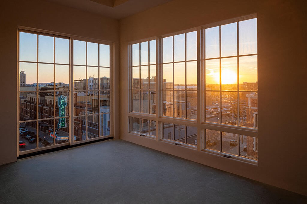 Spectacular View From Window at Mercantile on Broadway, Fargo, ND 58102