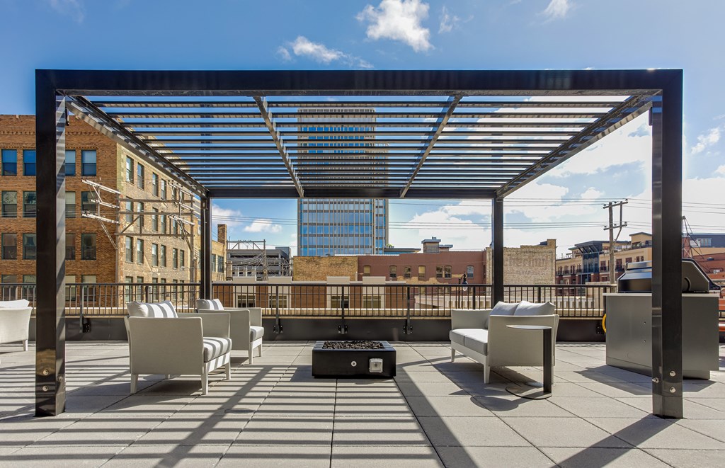 Rooftop Patio Rooftop Patio at Mercantile on Broadway, Fargo, ND, 58102