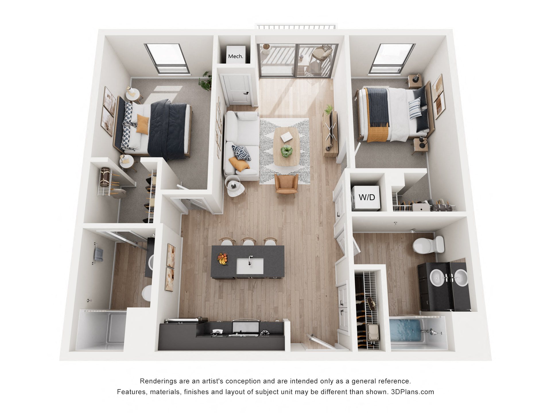 2 bed 2 bath at Riverhouse Apartments, North Dakota