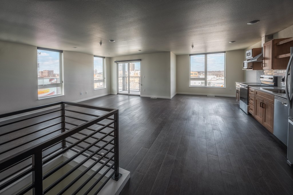 Loft Kitchen at Unite Apartments, Fargo, ND, 58103