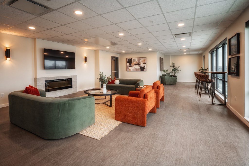 Lounge Area at Unite Apartments, Fargo, ND