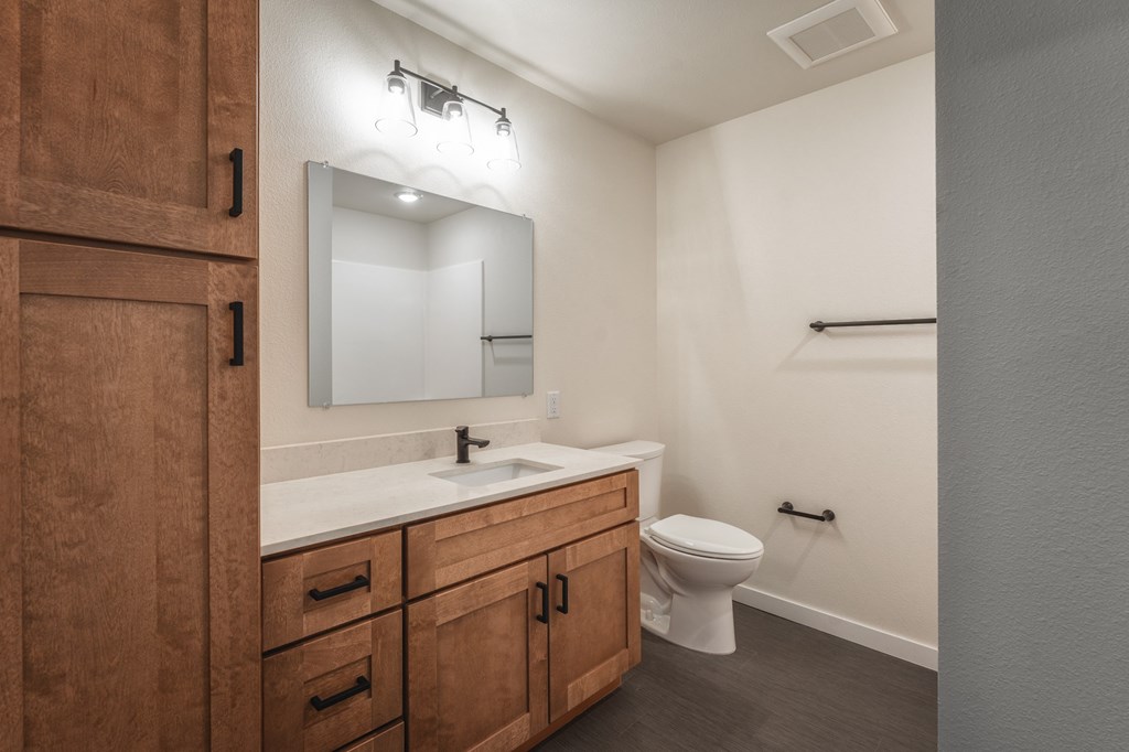 Luxurious Bathroom at Unite Apartments, Fargo