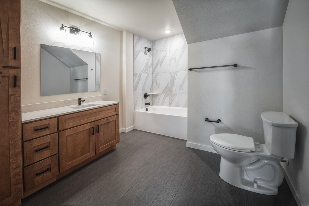 Luxurious Bathroom at Unite Apartments, Fargo, ND, 58103