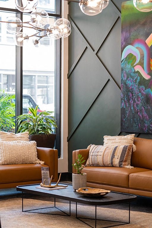 Living Area Interior at Kesler Apartments, Fargo, ND, 58102