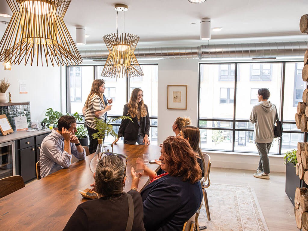 Gathering Area at Kesler Apartments, Fargo, North Dakota, 58102