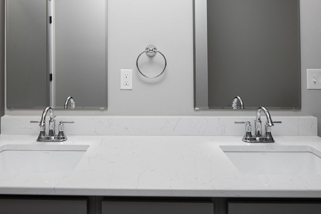 Double Bathroom Sinks in Select Units  at Dillard Apartments, Fargo, ND 58102