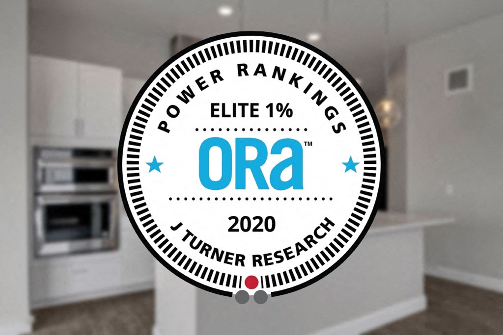 a picture of a counter top with an ora logo on it