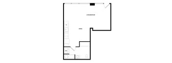 a floor plan of a bedroom apartment