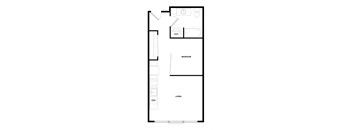 a floor plan of a small apartment