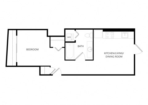 bedroom floor plan | the social at stadium walk apartment homes for rent in ft collins co