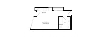 a floor plan of a bedroom apartment