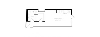 bedroom floor plan | the social at stadium walk apartment homes for rent in ft collins co