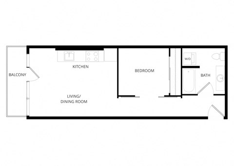 bedroom floor plan an in 2 bed 2 bath apartment