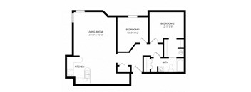 Alpine  Apartments - Floorplan