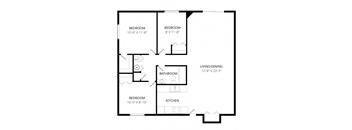 Legacy West Apartments - Floorplan