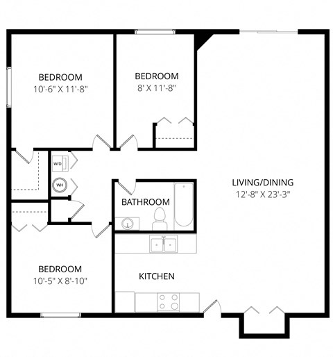 Legacy West Apartments - Floorplan