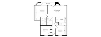 an illustration of a floor plan of a house