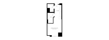 a floor plan of a house with a small floor plan and a plan of floor