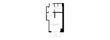 a floor plan of a house showing the floor plan for an open floor plan