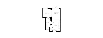 a floor plan of a house with an open floor plan