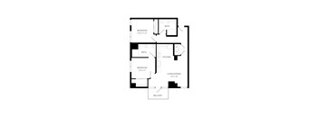 a floor plan of a house with an open floor plan