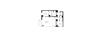 floor plan of the upper level of the house