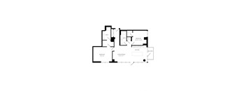 a black and white floor plan of a house