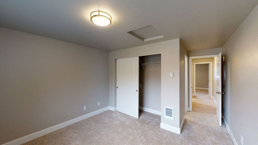 our apartments offer a bedroom with a king sized bed