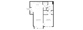 A black and white image of a house floor plan.