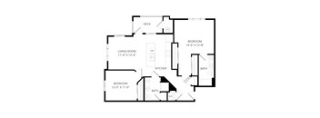 A black and white image of a house floor plan.