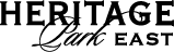 A logo with the text Heritage Bank East.