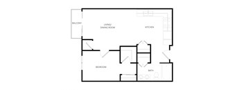 this floor plan is an illustration of our floor plan with bedrooms and baths