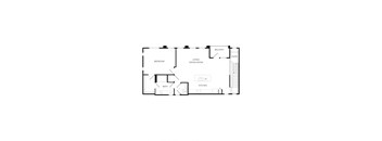 a floor plan of a house showing the living room and dining room
