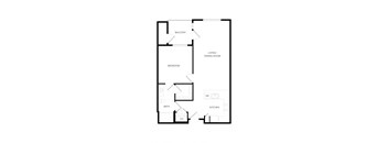 a floor plan of a house with an open floor plan
