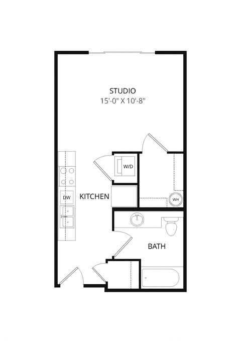 bedroom floor plan an in 2 bed 2 bath apartment
