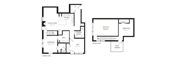 C17 Penthouse 2 x 1.5 with Den