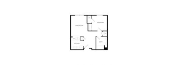bedroom floor plan | apartments for rent in brookhaven ga | the mille brook