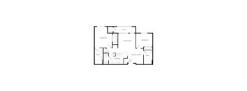 bedroom floor plan | the milano | apartment homes for rent in pittsburgh, pa