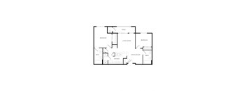 bedroom floor plan | the milano | apartment homes for rent in pittsburgh, pa